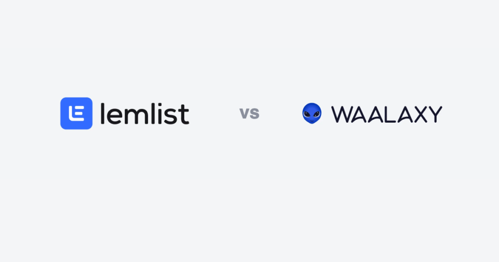 Logos lemlist et Waalaxy